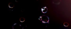 Preview wallpaper bubbles, contour, glitter, glare