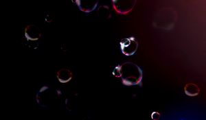 Preview wallpaper bubbles, contour, glitter, glare