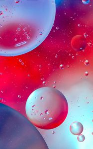 Preview wallpaper bubbles, drops, surface, matt