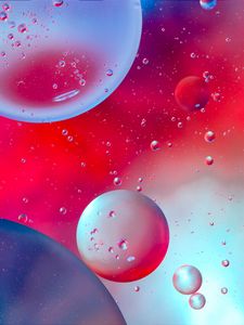 Preview wallpaper bubbles, drops, surface, matt