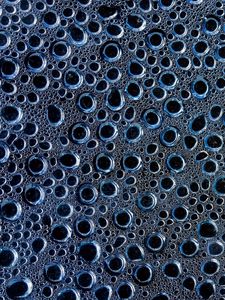 Preview wallpaper bubbles, foam, liquid, macro, blue