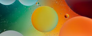 Preview wallpaper bubbles, gradient, multicolored, abstraction