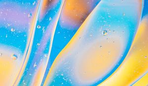 Preview wallpaper bubbles, gradient, shape, surface, yellow, blue