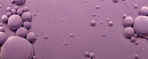 Preview wallpaper bubbles, ink, purple