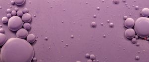 Preview wallpaper bubbles, ink, purple