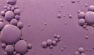 Preview wallpaper bubbles, ink, purple