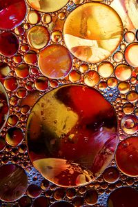 Preview wallpaper bubbles, liquid, circles, macro, close-up