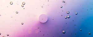 Preview wallpaper bubbles, liquid, gradient, water