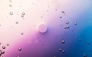 Preview wallpaper bubbles, liquid, gradient, water
