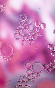 Preview wallpaper bubbles, liquid, macro, transparent