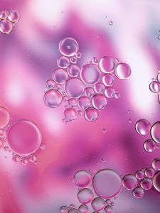 Preview wallpaper bubbles, liquid, macro, transparent