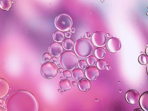 Preview wallpaper bubbles, liquid, macro, transparent