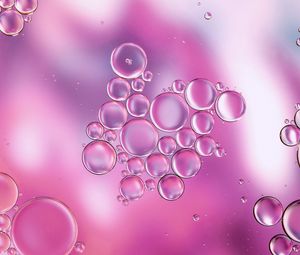 Preview wallpaper bubbles, liquid, macro, transparent