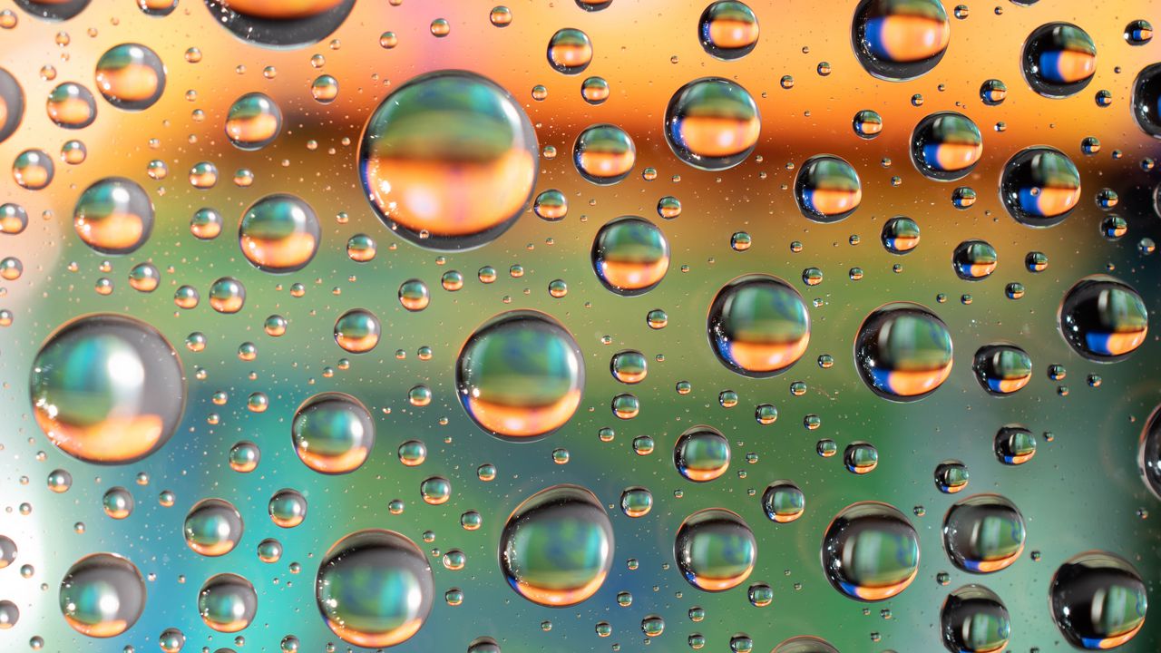Wallpaper bubbles, liquid, macro, gases