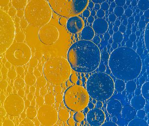 Preview wallpaper bubbles, liquid, macro
