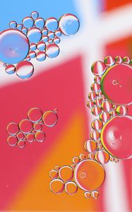 Preview wallpaper bubbles, liquid, oil, macro, transparent