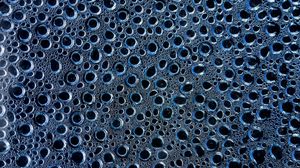 Preview wallpaper bubbles, liquid, water, texture, blue