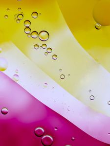 Preview wallpaper bubbles, liquid, water, stripes