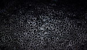 Preview wallpaper bubbles, macro, bw, liquid