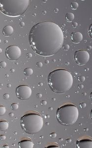 Preview wallpaper bubbles, macro, liquid, bw