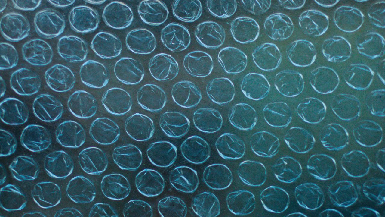 Wallpaper bubbles, package, circles, surface