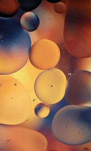 Preview wallpaper bubbles, shape, water, gradient, abstraction