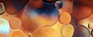 Preview wallpaper bubbles, shape, water, gradient, abstraction