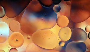 Preview wallpaper bubbles, shape, water, gradient, abstraction