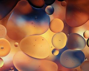 Preview wallpaper bubbles, shape, water, gradient, abstraction