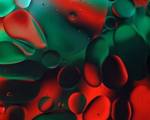 Preview wallpaper bubbles, shapes, water, gradient