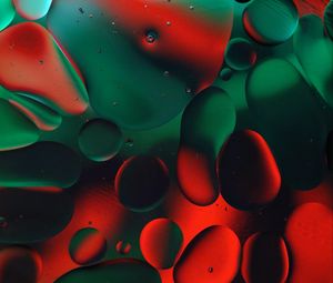 Preview wallpaper bubbles, shapes, water, gradient