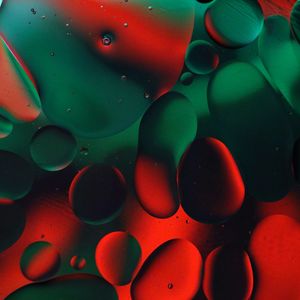 Preview wallpaper bubbles, shapes, water, gradient