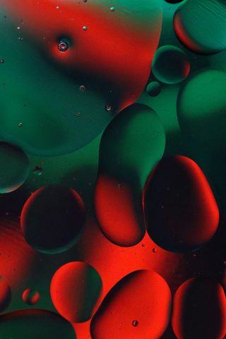 Download wallpaper 320x480 bubbles, shapes, water, gradient samsung galaxy  ace gt-s5830, sony xperia e, miro, htc wildfire s, c, lg optimus hd  background