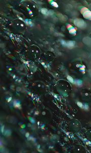 Preview wallpaper bubbles, shine, macro, glare, bokeh