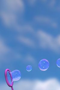 Preview wallpaper bubbles, sky, shape