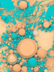 Preview wallpaper bubbles, stains, liquid, abstraction