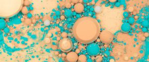 Preview wallpaper bubbles, stains, liquid, abstraction