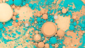 Preview wallpaper bubbles, stains, liquid, abstraction