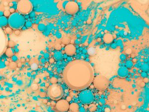 Preview wallpaper bubbles, stains, liquid, abstraction