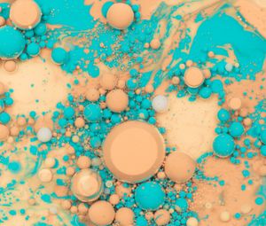 Preview wallpaper bubbles, stains, liquid, abstraction