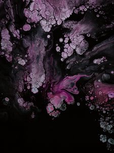 Preview wallpaper bubbles, stains, texture, liquid, dark