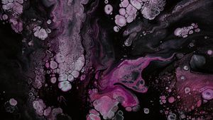 Preview wallpaper bubbles, stains, texture, liquid, dark