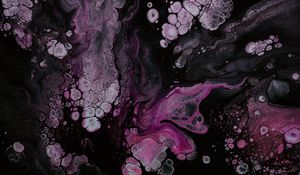 Preview wallpaper bubbles, stains, texture, liquid, dark