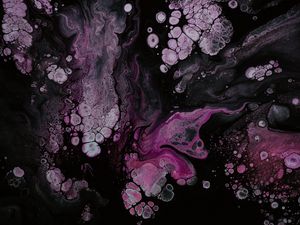 Preview wallpaper bubbles, stains, texture, liquid, dark