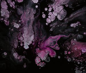 Preview wallpaper bubbles, stains, texture, liquid, dark