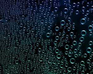 Preview wallpaper bubbles, water, black