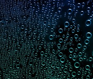 Preview wallpaper bubbles, water, black