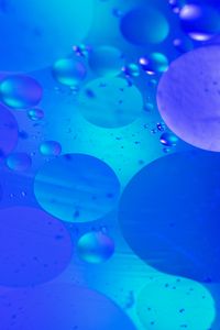 Preview wallpaper bubbles, water, blue, abstraction