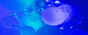 Preview wallpaper bubbles, water, blue, abstraction