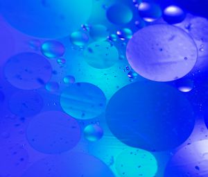 Preview wallpaper bubbles, water, blue, abstraction